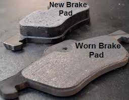 Worn Brake Pads